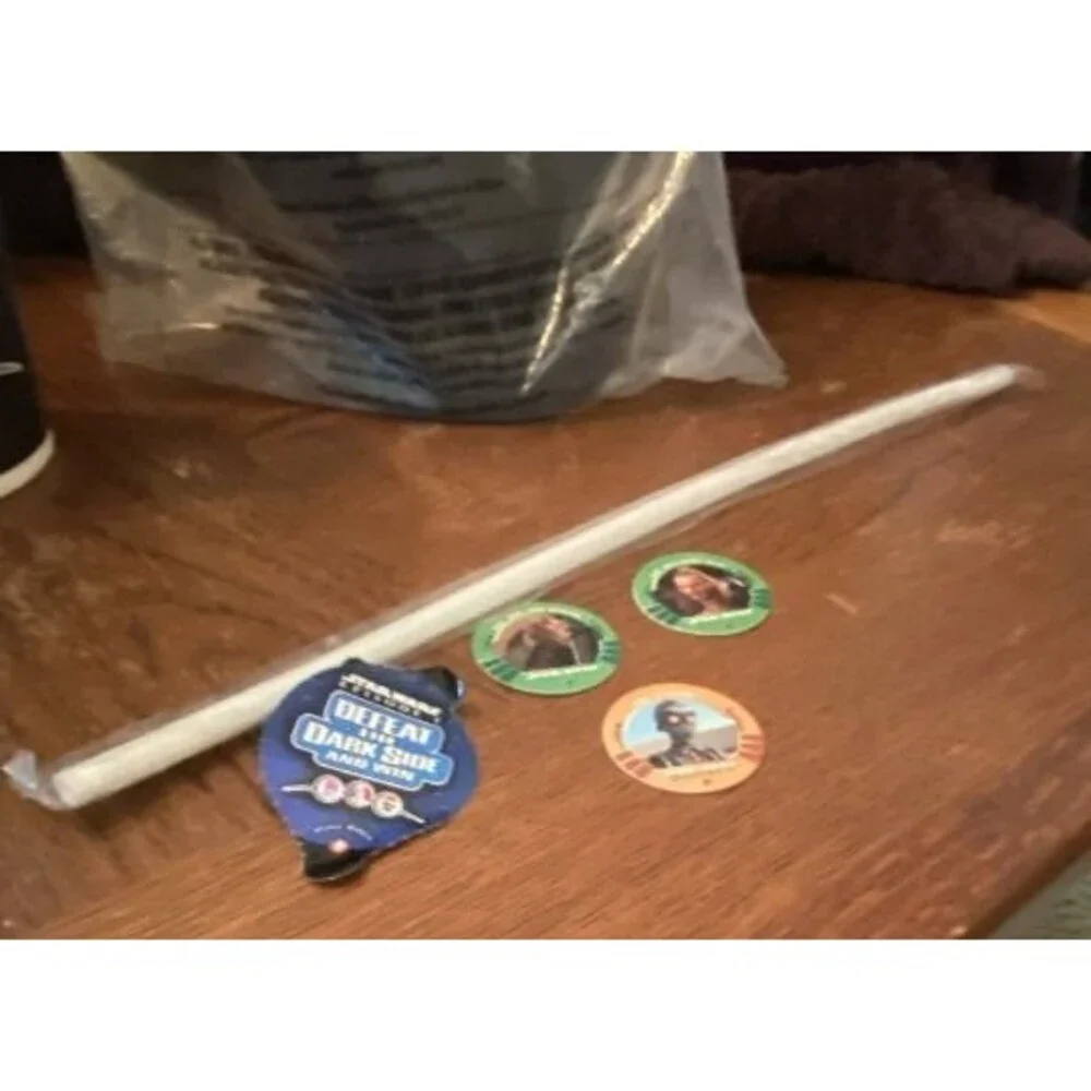 Star Wars Episode I Taco Bell Promo Lot: Cup w/ Toy Bag & Tokens (1999)